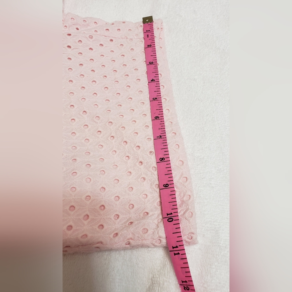 Banana Republic Women's Eyelet Short 5" Light Pink Size 0 - Picture 11 of 12